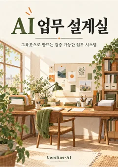 AI 업무 설계실 표지 — 무료 전자책 9권 중 첫 번째 책