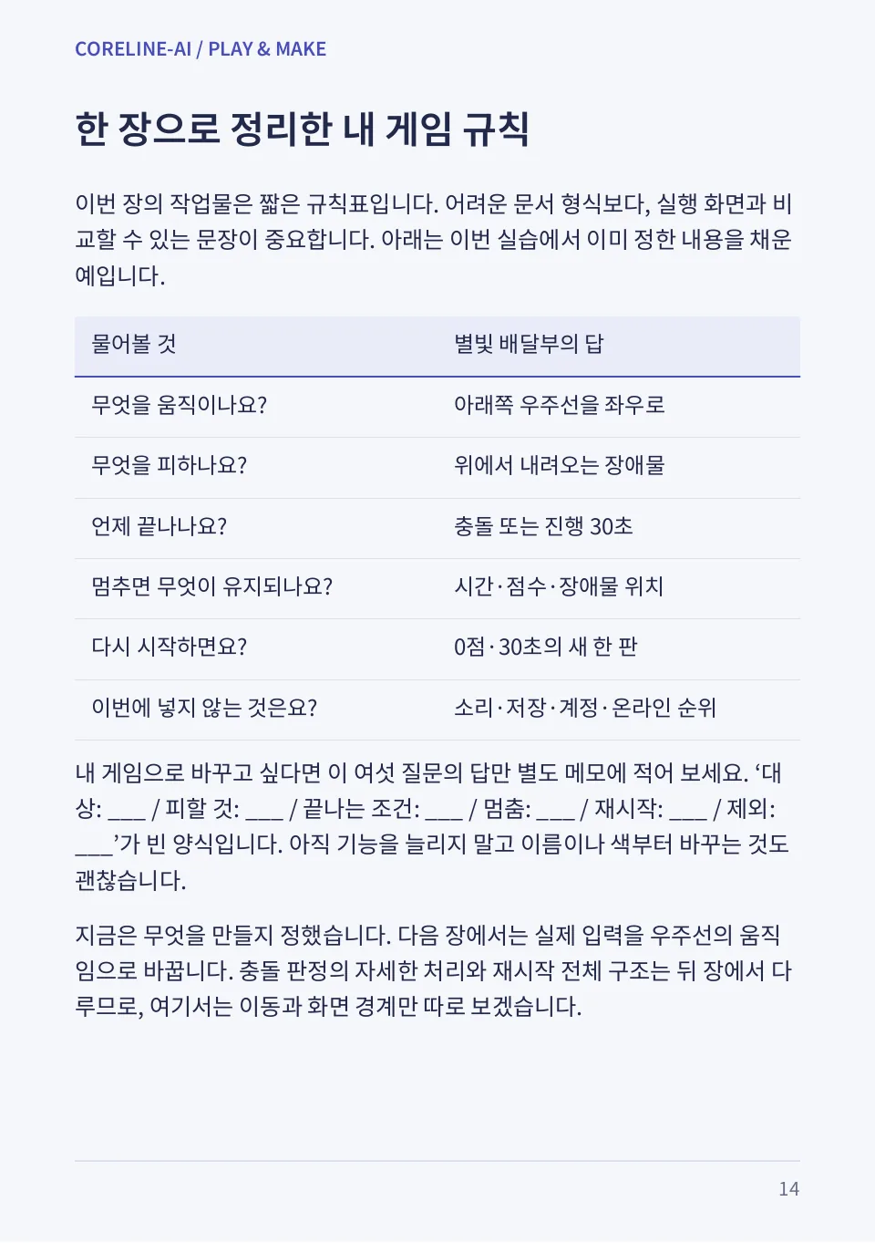 AI 게임 제작실 PDF 14쪽 본문 미리보기
